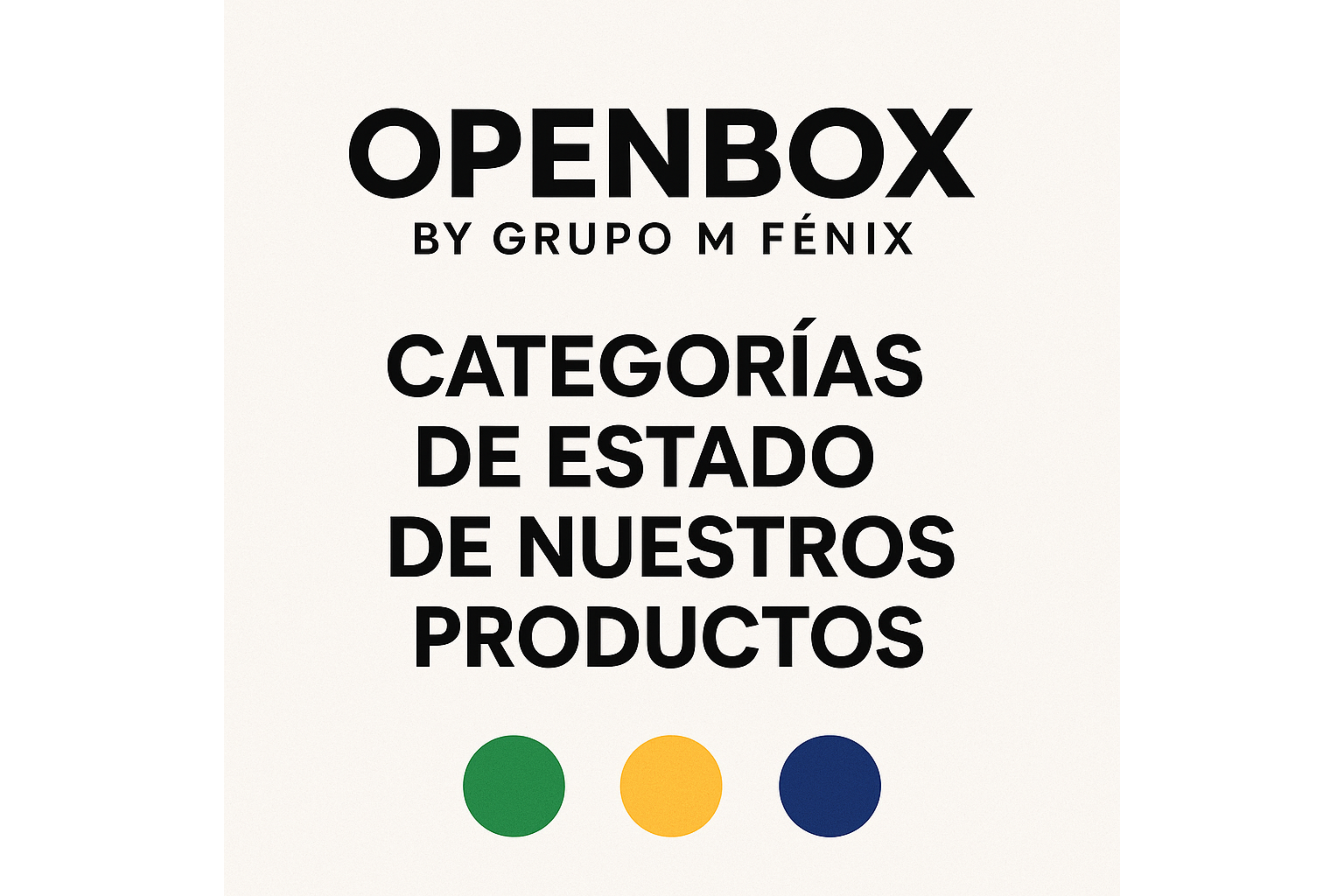 Conoce más acerca del estado de nuestros productos