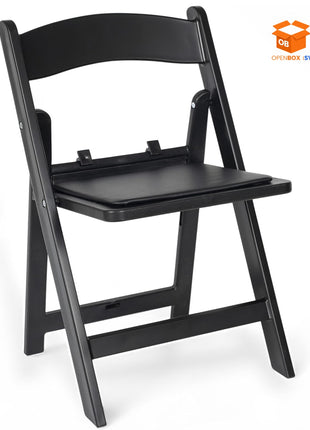 SILLA PLEGABLE INFANTIL  CON ASIENTO ACOLCHADO NEGRO
