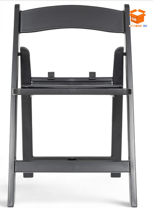 SILLA PLEGABLE INFANTIL  CON ASIENTO ACOLCHADO NEGRO