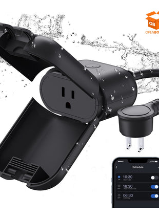 ENCHUFE INTELIGENTE EXTERIOR WIFI IP66 | COMPATIBLE CON ALEXA Y GOOGLE