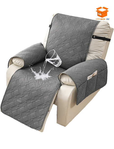 FUNDA CUBRE SILLÓN RECLINABLE IMPERMEABLE CON BOLSILLOS ORGANIZADORES