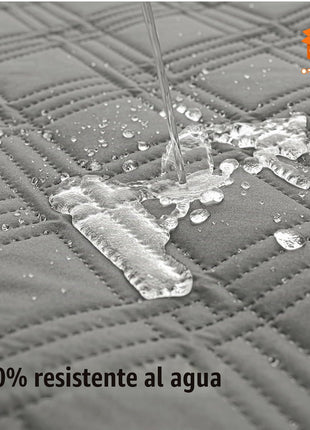 FUNDA CUBRE SILLÓN RECLINABLE IMPERMEABLE CON BOLSILLOS ORGANIZADORES