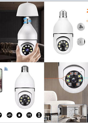 CÁMARA DE VIGILANCIA WIFI PTZ CON VISIÓN NOCTURNA A COLOR Y LUZ INFRARROJA