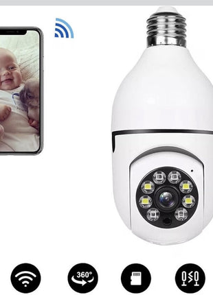 CÁMARA DE VIGILANCIA WIFI PTZ CON VISIÓN NOCTURNA A COLOR Y LUZ INFRARROJA