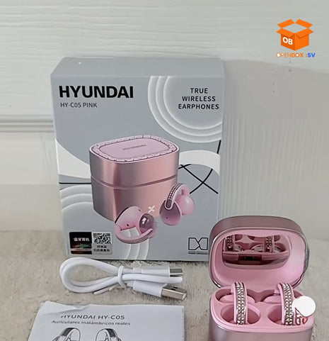 AUDÍFONOS INALÁMBRICOS TIPO CLIP HYUNDAI HY-C05 CON BRILLO