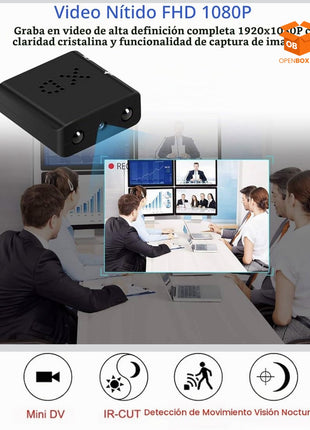 MINI CÁMARA ESPÍA WIFI HD CON VISIÓN NOCTURNA Y DETECCIÓN DE MOVIMIENTO