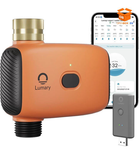 TEMPORIZADOR DE RIEGO INTELIGENTE LUMARY WIFI