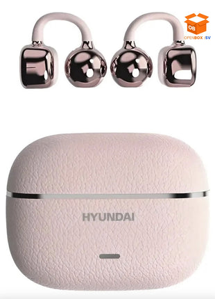 AURICULARES HYUNDAI INALÁMBRICOS CON GANCHO ROSA
