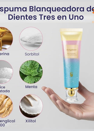 ✨ PASTA DENTAL BLANQUEADORA NIACINAMIDA BODYACCEL 🦷
