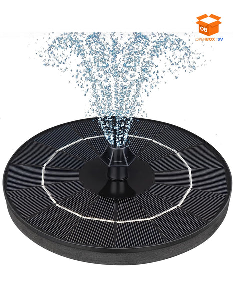 FUENTE SOLAR FLOTANTE PARA ESTANQUE Y JARDÍN