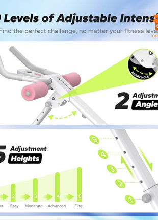 🔥 MÁQUINA ABDOMINAL PLEGABLE AB TRAINER ⚡ TONIFICA TU CUERPO EN CASA