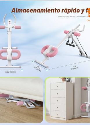 🔥 MÁQUINA ABDOMINAL PLEGABLE AB TRAINER ⚡ TONIFICA TU CUERPO EN CASA