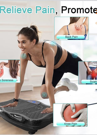 🔥 PLATAFORMA VIBRATORIA FITNESS PRO ⚡ MASAJE Y TONIFICACIÓN TOTAL ✨