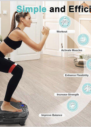🔥 PLATAFORMA VIBRATORIA FITNESS PRO ⚡ MASAJE Y TONIFICACIÓN TOTAL ✨