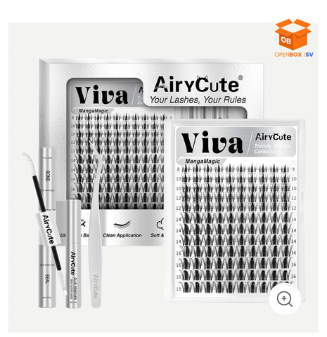 🔥 KIT DE PESTAÑAS VIVA MANGA MAGIC - CLUSTERS PREMIUM ✨
