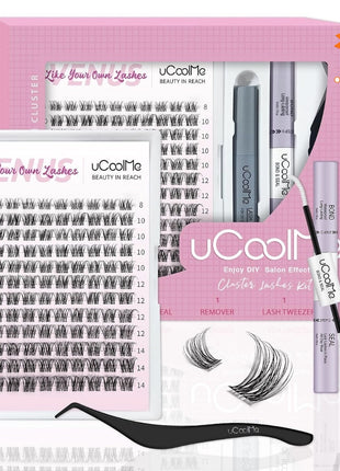 🔥 KIT DE PESTAÑAS EN CLUSTER UCOOLME VENUS - EFECTO SALÓN DIY ✨