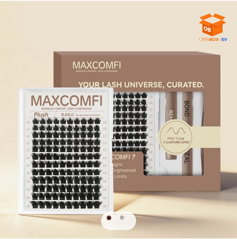 ✨ MAXCOMFI PLUSH DOLLEYE™ KIT DE PESTAÑAS VOLUMEN FLUFFY 🔥