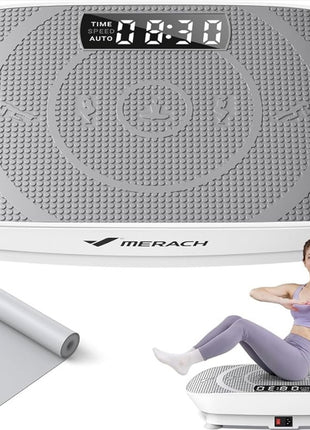 🔥 PLATAFORMA VIBRATORIA MERACH FITNESS ⚡ TONIFICA Y QUEMA GRASA EN CASA ✨