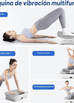 🔥 PLATAFORMA VIBRATORIA MERACH FITNESS ⚡ TONIFICA Y QUEMA GRASA EN CASA ✨