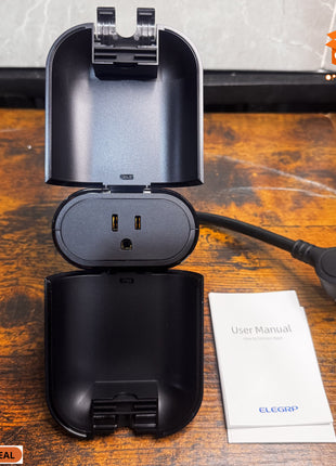 ENCHUFE INTELIGENTE EXTERIOR WIFI IP66 | COMPATIBLE CON ALEXA Y GOOGLE