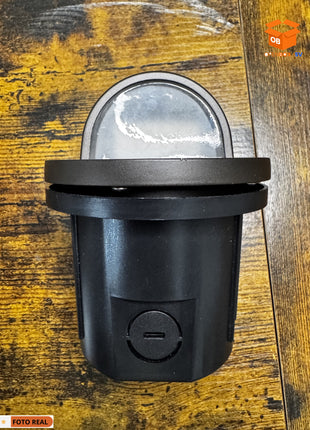 SET DE 4 LUCES SOLARES LED PARA JARDÍN - ESTILO FAROL BRONCE