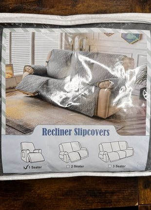 FUNDA CUBRE SILLÓN RECLINABLE IMPERMEABLE CON BOLSILLOS ORGANIZADORES