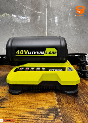 BATERÍA 40V LITIO 6.0AH + CARGADOR RÁPIDO COMPATIBLE - KIT DE ALTO RENDIMIENTO PARA HERRAMIENTAS