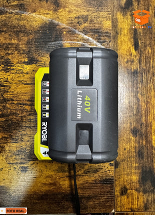 BATERÍA 40V LITIO 6.0AH + CARGADOR RÁPIDO COMPATIBLE - KIT DE ALTO RENDIMIENTO PARA HERRAMIENTAS