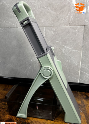 MANDOLINA CORTADORA DE VERDURAS PLEGABLE CON RECIPIENTE - VERDE MENTA