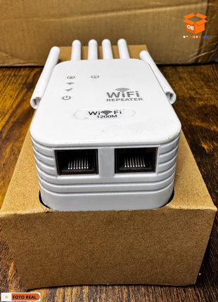 REPETIDOR WIFI 1200M CON 6 ANTENAS AMPLIFICADOR DE SEÑAL WIFI
