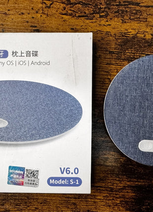 ALTAVOZ BLUETOOTH SUB-ALMOHADA CON RUIDO BLANCO Y TEMPORIZADOR | AUDIO PRIVADO PARA DORMIR