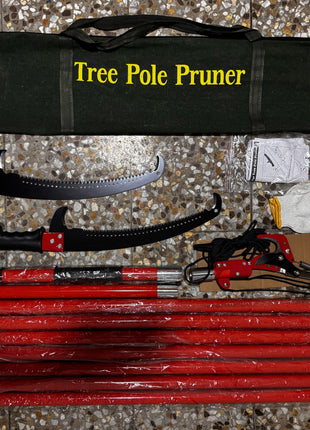 🌳 SERRUCHO TELESCÓPICO PODADOR DE ALTURA 7M ✂️ KIT COMPLETO
