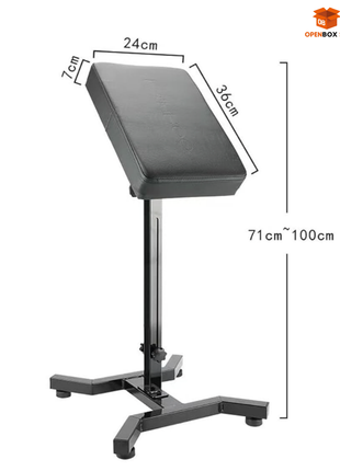 Soporte de brazos para tatuaje ajustable, cojín de cuero