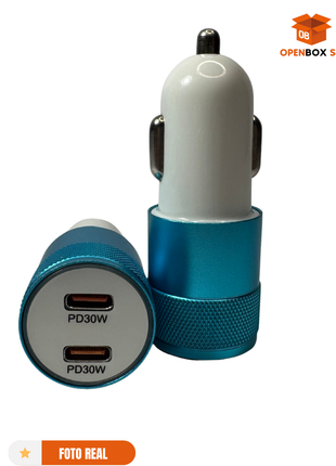 SET DE 2 ADAPTADORES  DE 30W PARA CARRO