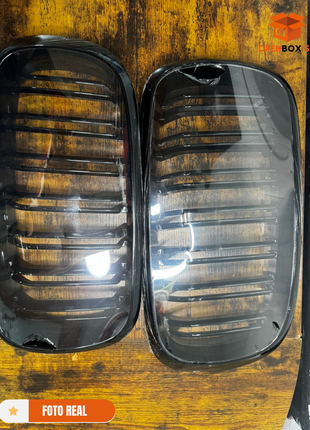 Rejilla G30, parrilla frontal negra compatible con BMW Serie 5 G30 M5 530e 530i 540i 550i