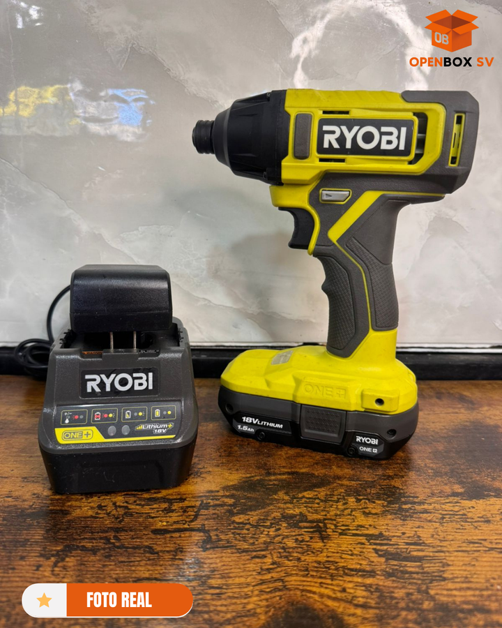 Llave de Impacto Inalámbrica RYOBI ONE+ 18V - Herramienta Potente y Ligera