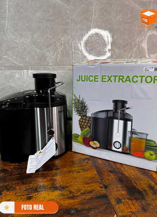 Extractor de Jugos Eléctrico 800W con 3 Velocidades | Jugos Naturales en Segundos