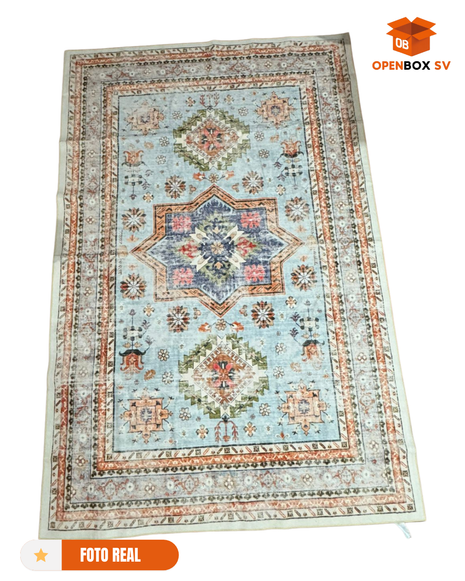 Alfombra con estilo vintage de 182.9 cm x 234.32 cm