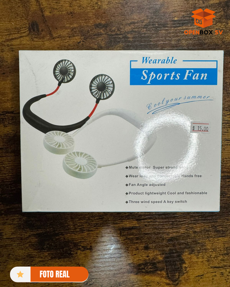 VENTILADOR DE CUELLO PORTATIL