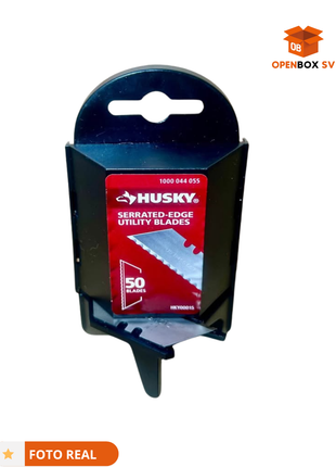 PAQUETE DE 50 CUCHILLAS PARA CÚTER Y DEMÁS HERRAMIENTAS HUSKY