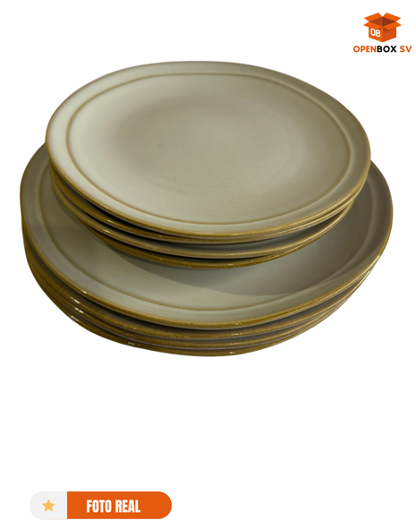 Set de 8 platos