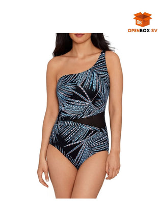 Traje de Baño de Una Pieza Asimétrico con Tirante Extra