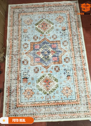 Alfombra con estilo vintage de 182.9 cm x 234.32 cm