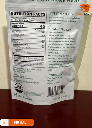 Matcha orgánico de 454g