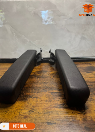 Par de reposabrazos universal para asiento de automóvil, ajustable de 0 a 120°
