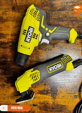 SET DE TALADRO Y LIJADORA DE DETALLES MARCA RYOBI