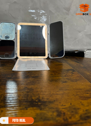 Espejo de Maquillaje Triple con Luz