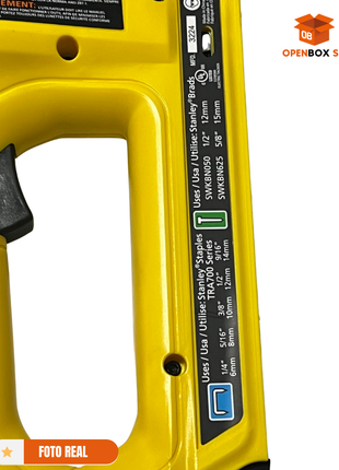 Grapadora electrica marca Stanley