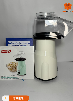 Palomitera - Palomitas de maíz con capacidad para 16 tazas, cocción sin aceite, bandeja de fusión de mantequilla integrada