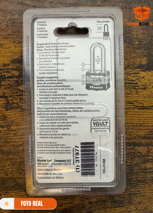 CANDADO DE SEGURIDAD MASTER